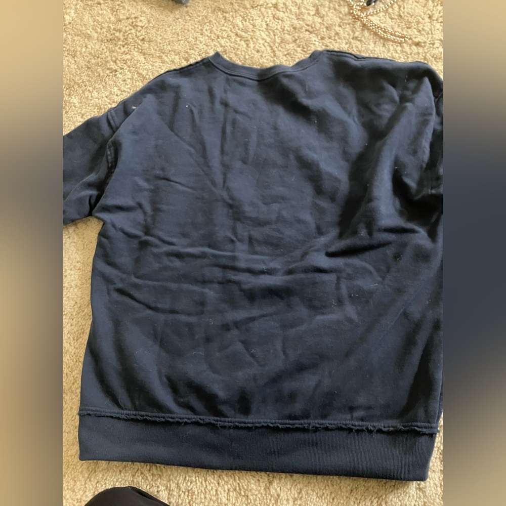 Hollister Blue 84 Oversized UCLA Graphic Notch-Neck Sweatshirt - Picture 8 of 8